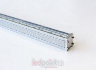 Immagine di Barra led growing Ledpoint da 1 metro con 108led (36 led UV 305-315nm e 72 led bianco 3800-4200K) 23W+23W, driver ZigBee 48V, 2 metro di cavo di alimentazione